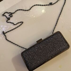 Elegant Black Chain Clutch